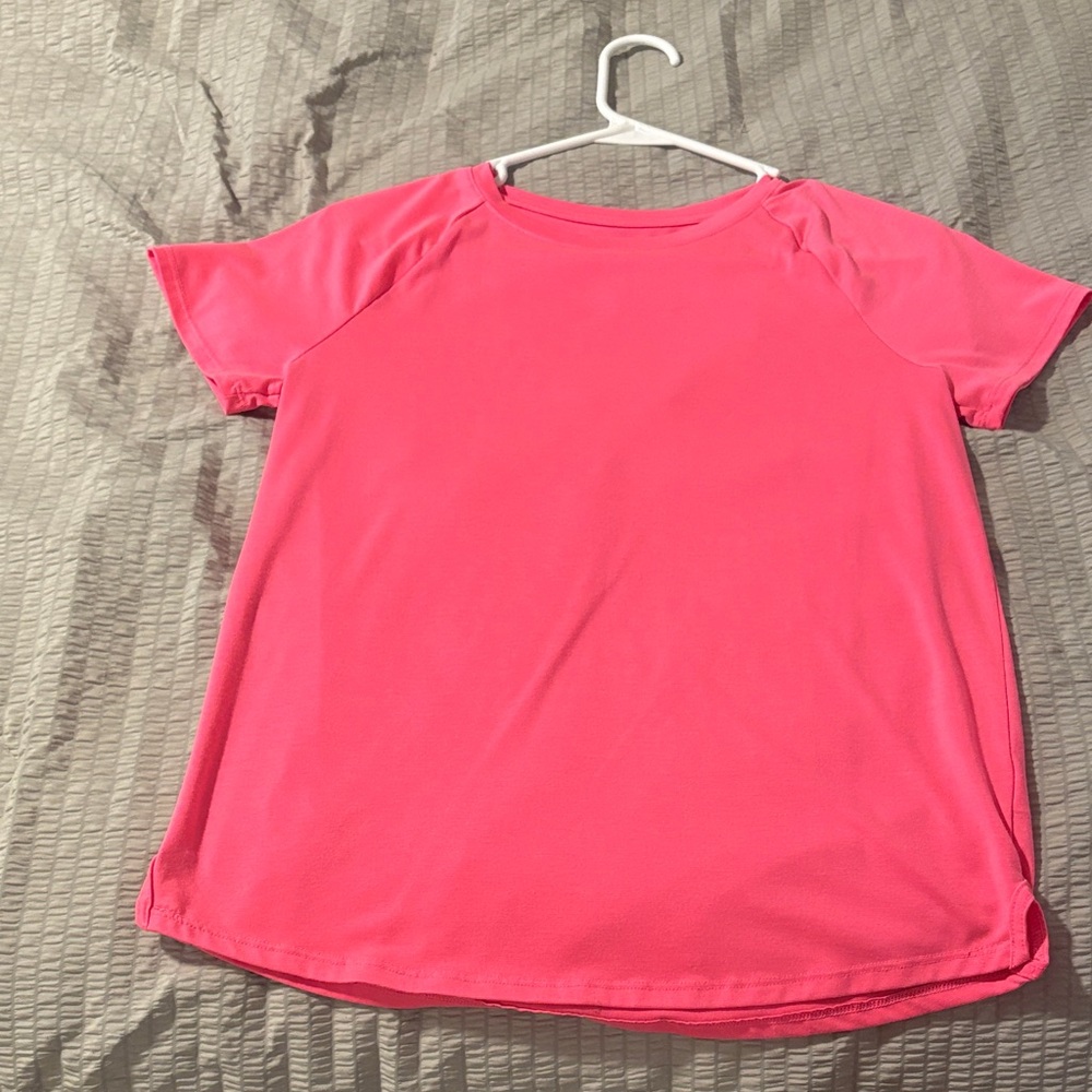 Athletic Works Women's Pink Short Sleeve Tee